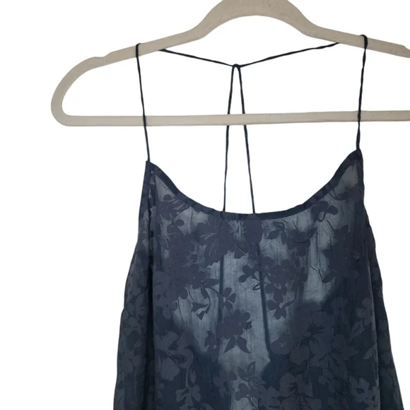 Madewell Floral Halter Cover-Up Sheer Midi Dress - Picture 6 of 9